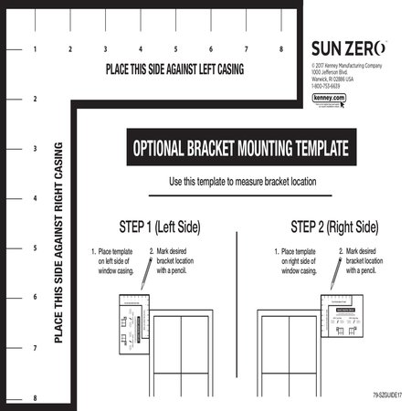 Sun Zero Sun Zero Bronn Industrial 3/4" Room Darkening Curtain Rod, 36-66", Matte Black SN47073E